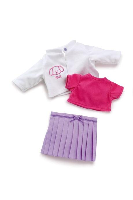 Trudi-Kleidung 36 cm. Lila Rock-Set