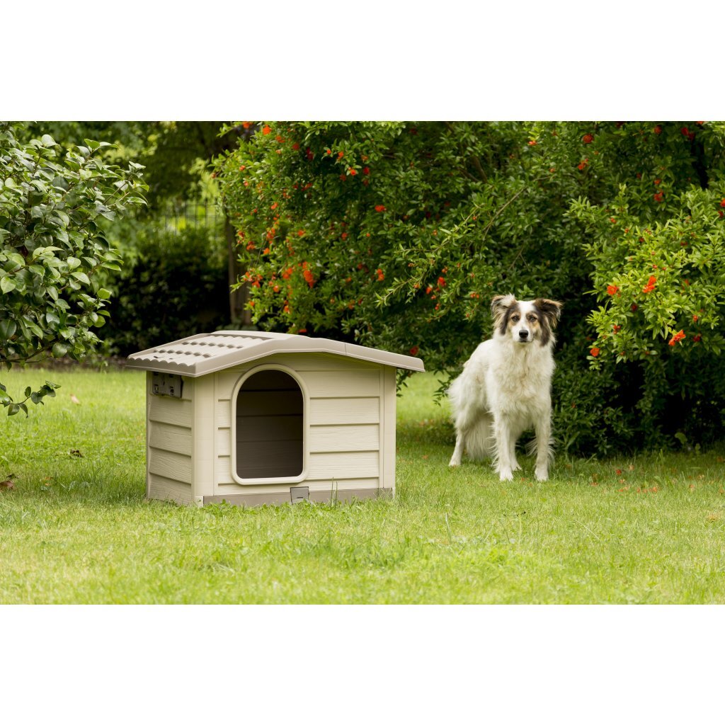 Bama Pet Cuccia Hundehütte 89x75x62 cm beige taupe