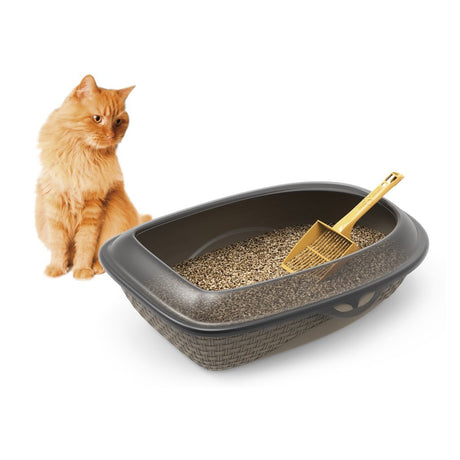 Bama Pet Sabbia Katzentoilette 59,5 x 40,3 x 17,9 cm grau