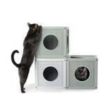 Bama Pet Qublo Katzenwürfel 35x35x35 cm salbeigrün
