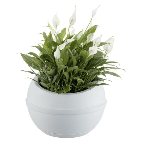 Bama Sfera Blumentopf 23l 40,5x32 cm weiß