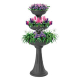 Bama Trevy Fioriera Pflanzgefäß 50x114 cm Anthrazit