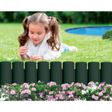 Bama Garden Modular Edge Holzimitat 38,5x15 cm 6 Stück grün