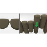 Bama Garden Modular Edge Holzimitat 38,5x15 cm 6 Stück braun