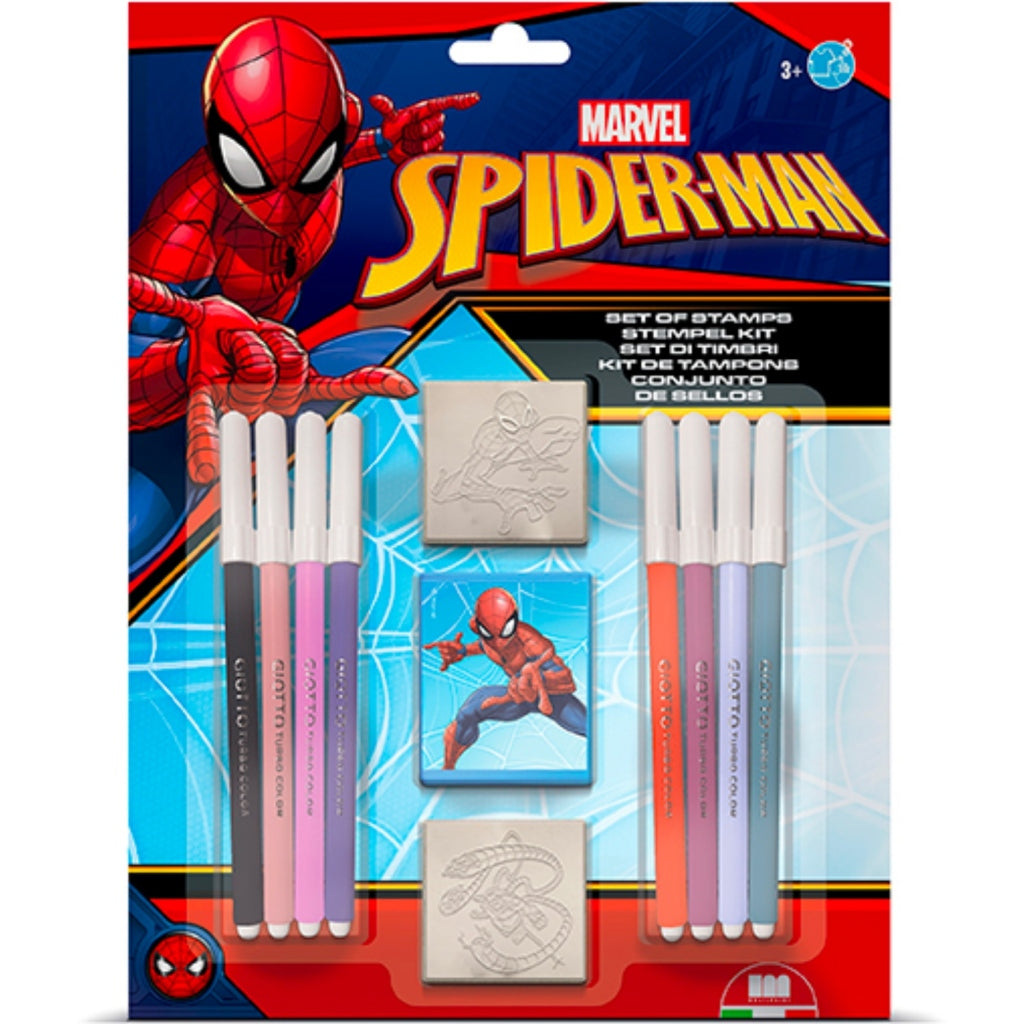 Spiderman-Stempelset 11-teilig