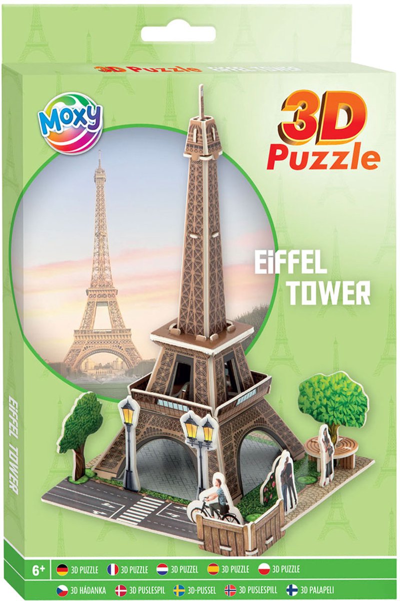 Kreative Handwerksgruppe 3D -Schaum -Puzzle Eiffelturm