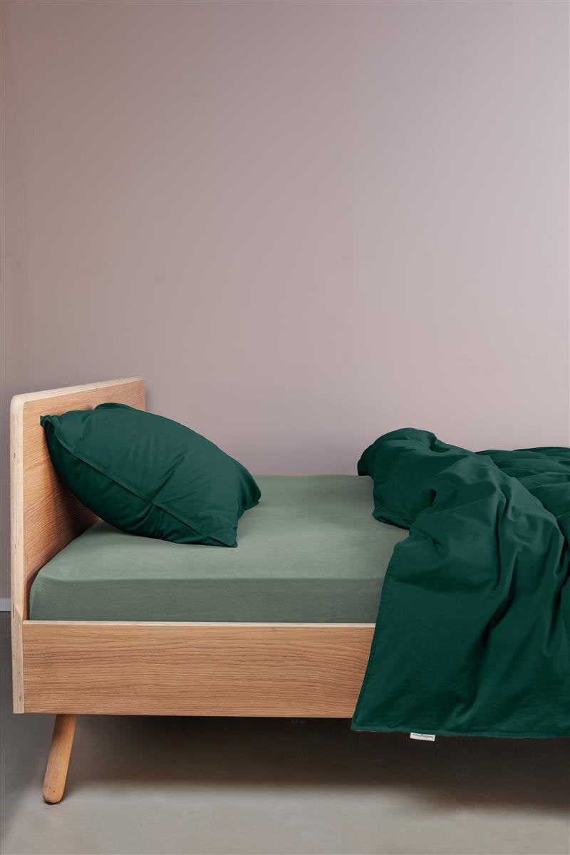 Beddinghouse - jersey - split-topper - hoeslaken - 180x220 cm - groen