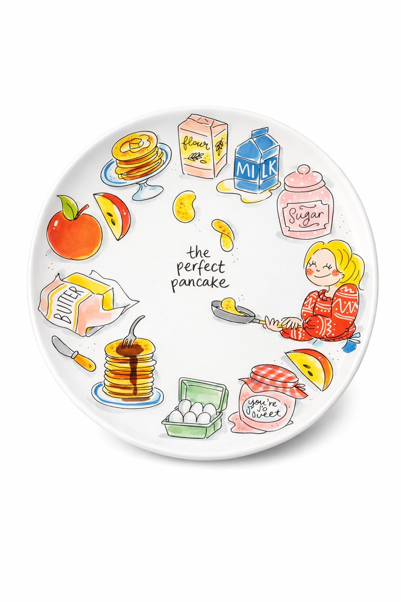 Blond amsterdam - bord - 31cm - cozy days - the perfect pancake - pannenkoeken bord