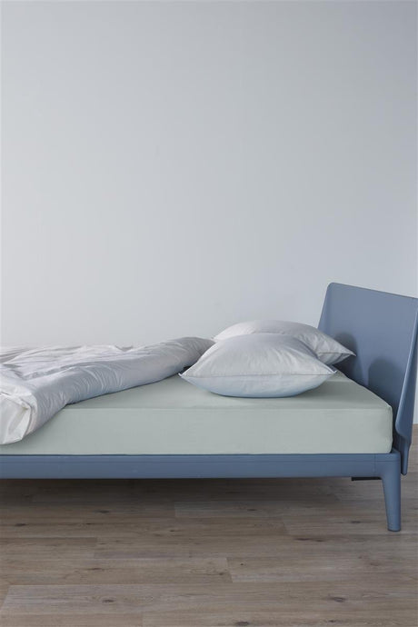 Beddinghouse jersey - topper hoeslaken - 160x200 220 - licht blauw