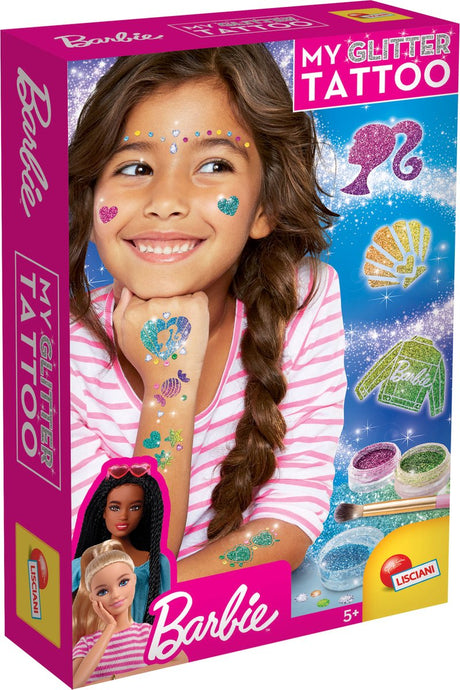 Lisciani Barbie mein Glitzertattoo