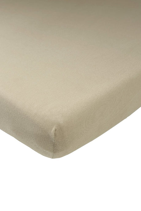 Meyco Baby Uni Spannbettlaken-Laufgittermatratze – Taupe – 75 x 95 cm