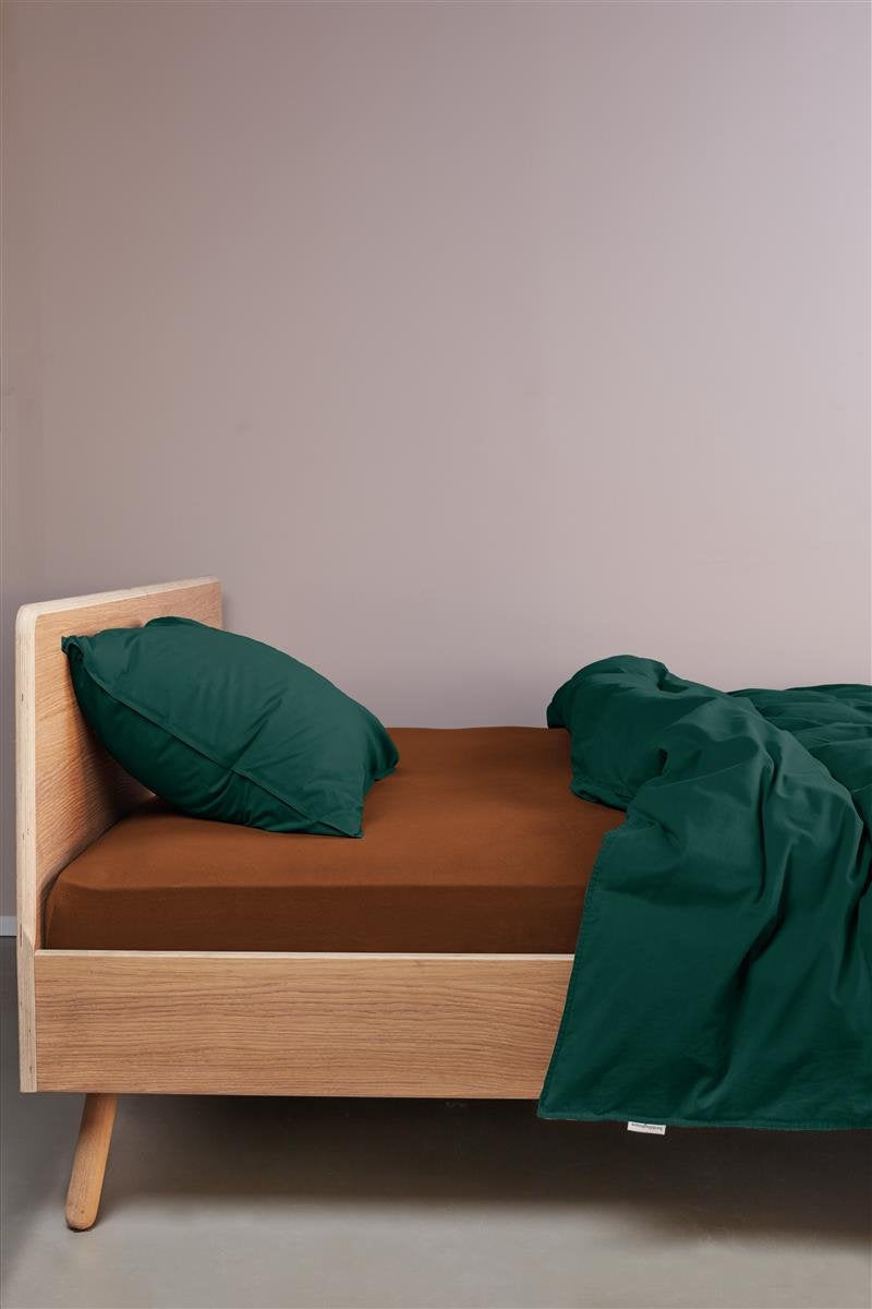 Beddinghouse - jersey - hoeslaken - 90x220 cm - steenrood