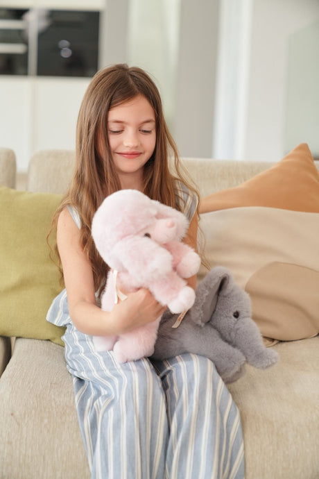 One love knuffel - olifant tai - 38cm - grijs - 0 jaar