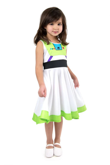 Kleine Abenteuer – Astro-Twirl-Kleid – Größe 116-122