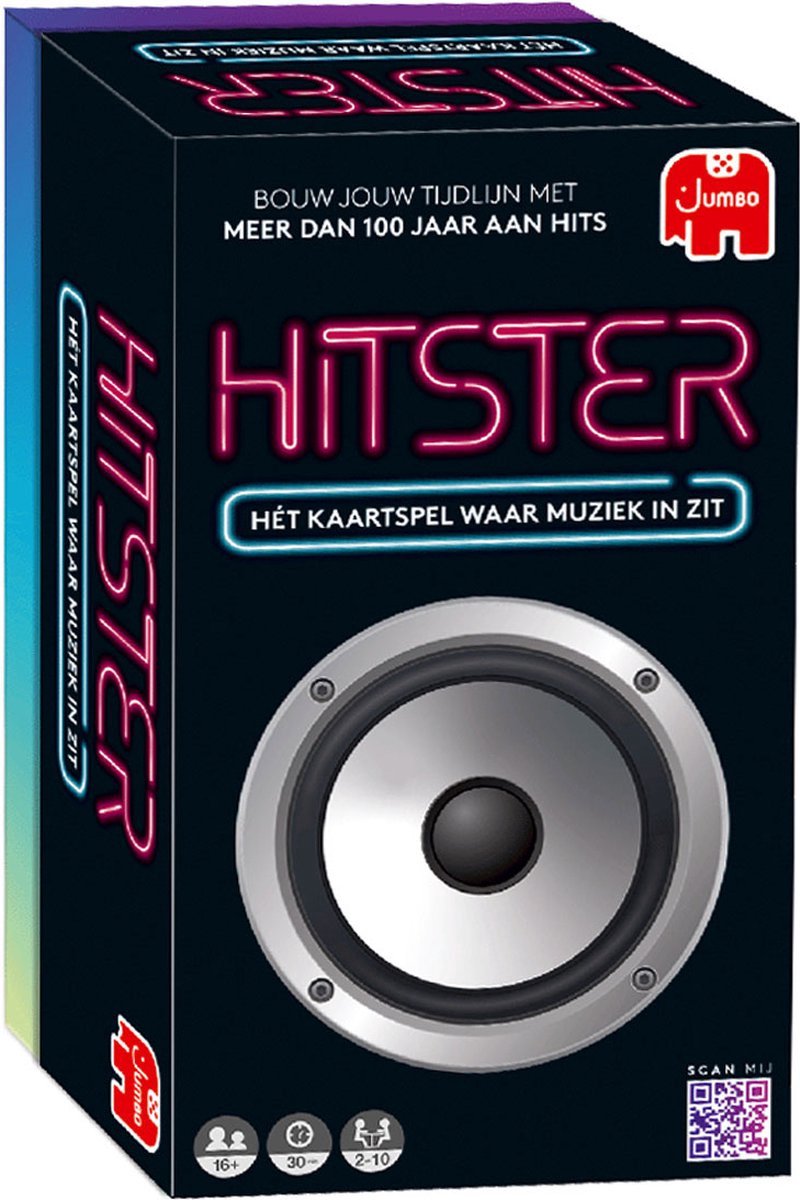 Hitster Jumbo – Original – Niederländisches Partyspiel – Actionspiel