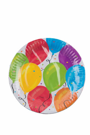 Markenloser Sans-Marque-Pappteller, 18 cm, 6 Stück pa