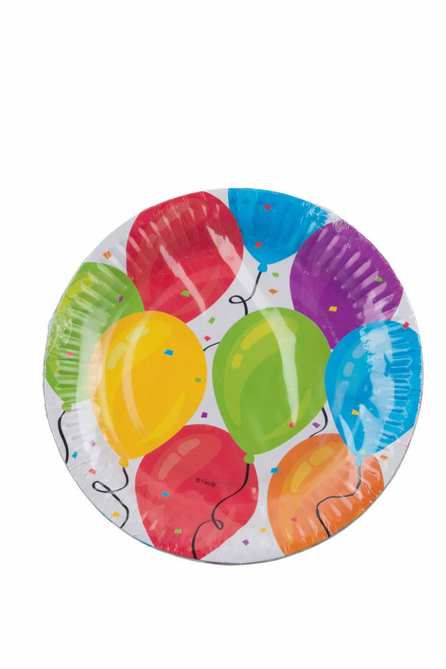 Markenloser Sans-Marque-Pappteller, 18 cm, 6 Stück pa