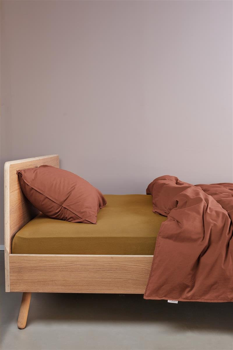 Beddinghouse - jersey - hoeslaken - 180x220 cm - geel
