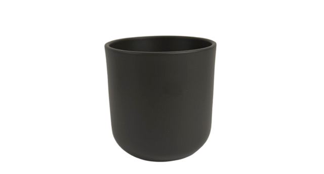 Orchideepot boule antraciet mat 13cm