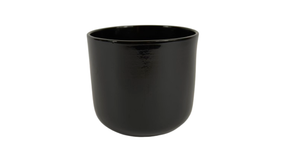 Pot boule zwart glans 16cm