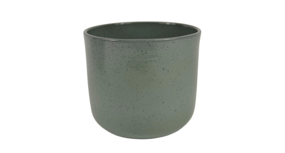 Pot boule graniet groen glans 16cm