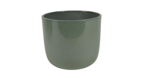 Pot boule graniet groen glans 18cm