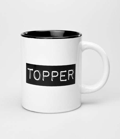 Paperdreams schwarz-weiße Tasse – Topper-weiß