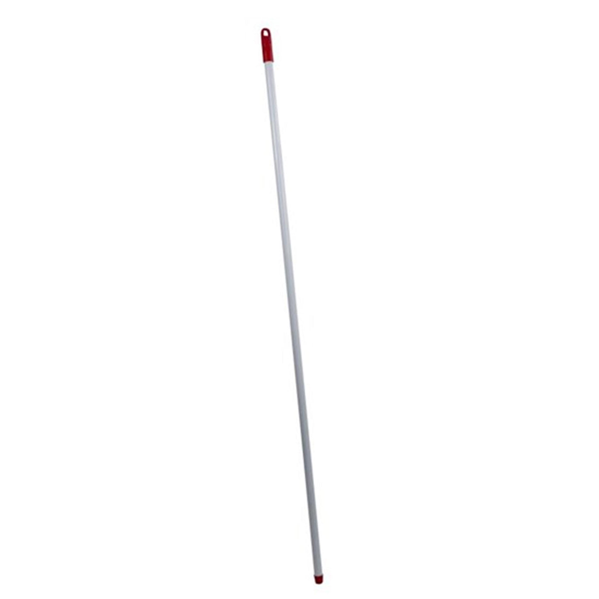Luva Besenstiel Metall weiß 140cm mit Schraubgewinde