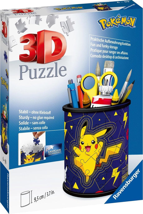 Pokémon Ravensburger 3D-Puzzle - Bleistiftbox - 54 Teile.