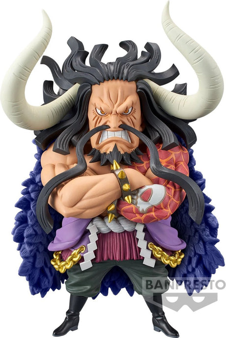 Banpresto Co., Ltd. One Piece – One Piece Mega World Sammelfigur Kaido der Bestien Figur 13 cm