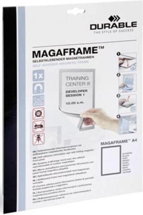 Robuster Duraframe A4 schwarz | im Hängekoffer