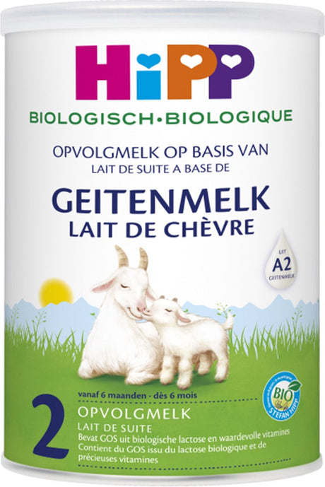 Hipp Folgemilch 2 Bio – Ziegenmilch-Säuglingsnahrung – 6+ Monate – 400g