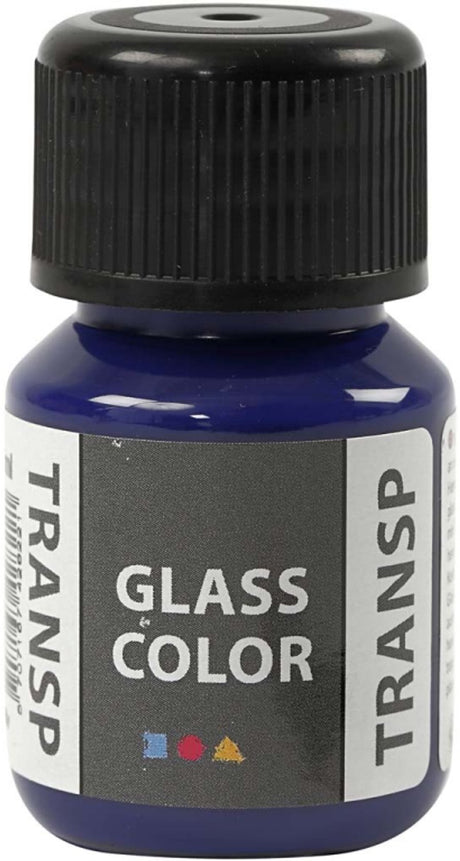 Creativ Company Creotime Glas-Porzellanfarbe Glasfarbe 30 ml blau