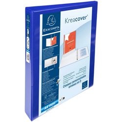 Präsentationsringbinder blau 2-Ring 25 mm 250 Blatt Rückenbreite 4,7 cm