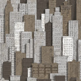 Noordwand Tapete Urban Friends Coffee City Apartments Weiß und Gold