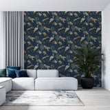Nordwand Tapete Zero Exotic Tiere blau