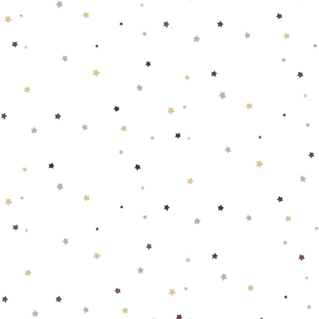 Nordwand Tapete Mondo Baby kleine Sterne Beige und Weiß