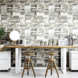 Noordwand noordwand wallpaper Freunde Kaffee Industrie verwitterte metallische Beige