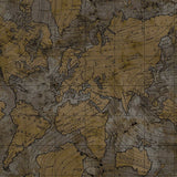 Noordwand noordwand wallpaper Freunde Kaffee die Weltkarte Metallic und Grau