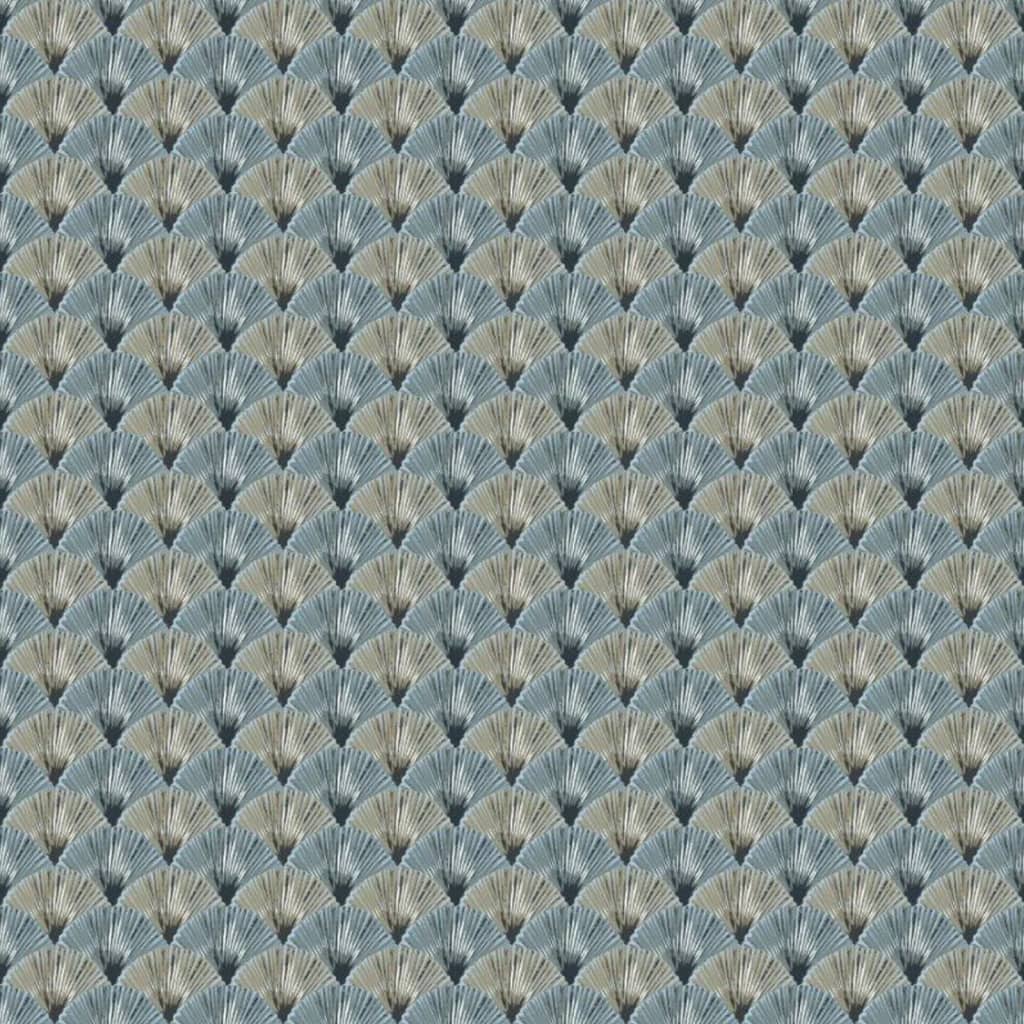 Nordwand Tapete Topchic -Lüfter blau