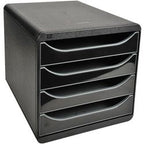 Brievenbakje exacompta big-box 3104214d glanzend zwart