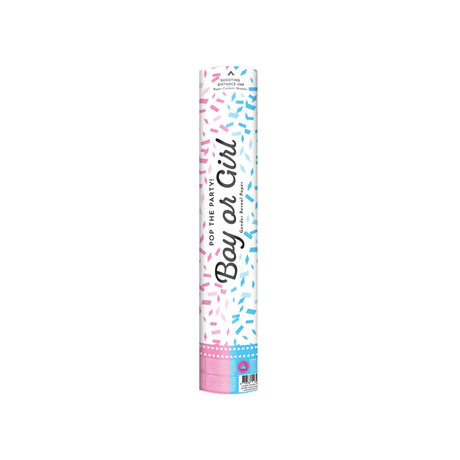 Paperdreams Konfettikanone 40 cm – Gender Reveal Boy-Papier