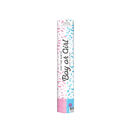 Paperdreams confetti kannon 40 cm - gender reveal girl paper