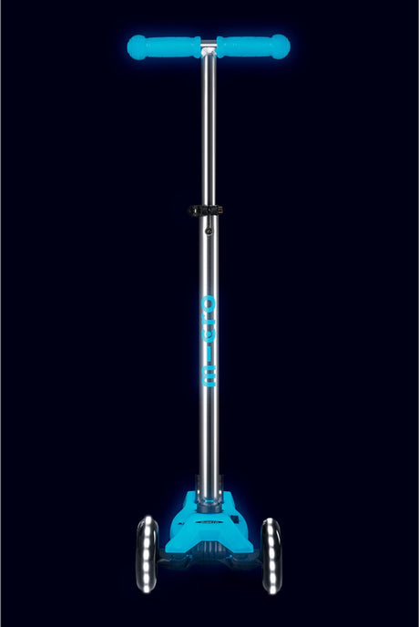 Micro mini deluxe flux led | step scooter in de kleur kristalblauw voor kinderen van 2 tot 5 jaar | max 50 kg