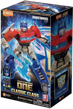 Blokees transformers one optimus prime classic class 11 - 79-delige actiefiguur model kit met verlichting - 12,7 cm