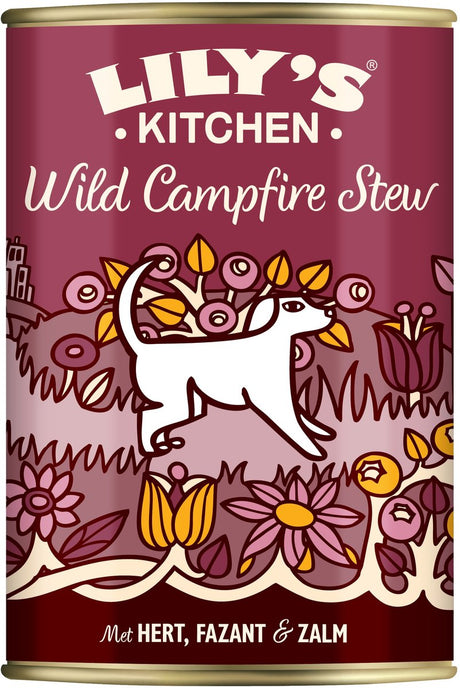 Lily's Kitchen - Hundefutter - Nassfutter - Wilder Lagerfeuereintopf - 6 x 400g