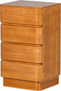 Woood Fejo Kommode Nachttisch – MDF – braun – 70 x 40 x 34