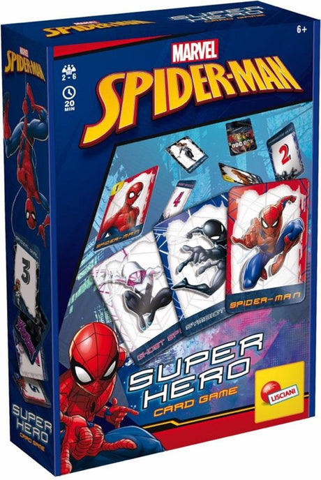 Lisciani Spider-Man-Superhelden-Kartenspiel im Display