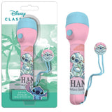 Disney Stitch Taschenlampe 16 cm blau rosa