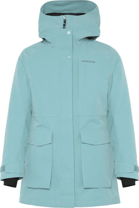 Didriksons harriet wns parka dames outdoorjas - factory blue 36